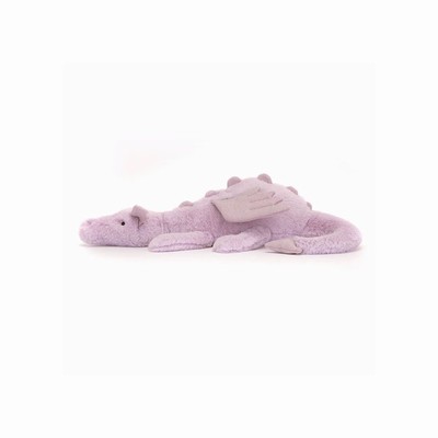 Jellycat Lavender Dragon New Zealand | KORME2857